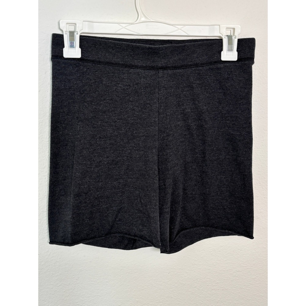 Pink Victoria's Secret Bike Shorts Charcoal Gray Gold Logo Medium